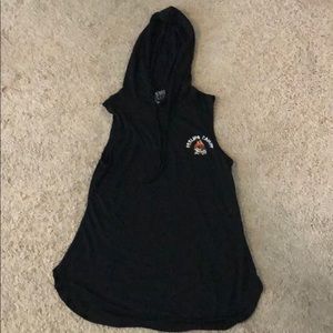 Juniors Hooded Tank Top